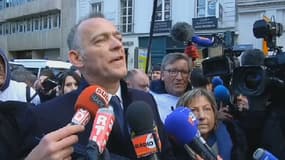 Antoine Ravisse, le président du Grand rassemblement du Calaisis, ce lundi à Paris. 