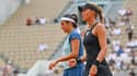 Kristina Mladenovic et Caroline Garcia à Roland-Garros. 