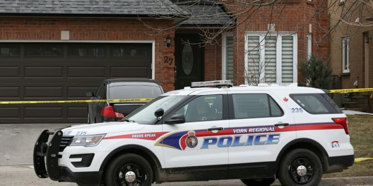 Un véhicule de police au Canada. PHOTO D'ILLUSTRATION