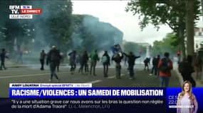Quelques tirs de gaz lacrymogène à Lille lors de la manifestation contre les violences policières