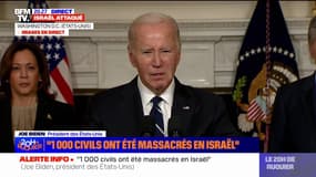 Joe Biden: "La violence sanguinaire du Hamas nous rappelle le pire de Daesh, c'est du terrorisme"