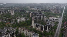 La ville de Marioupol détruite à 90% en 2022.