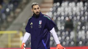 Gianluigi Donnarumma avec l'Italie, le 14 novembre 2024