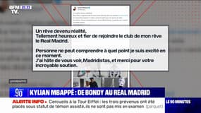 "Tellement heureux et fier de rejoindre le club de mon rêve": La réaction de Kylian Mbappé après l'officialisation de son arrivée au Real Madrid