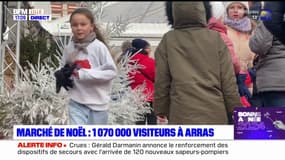 Arras: plus d'un million de visiteurs au marché Noël, un chiffre en hausse