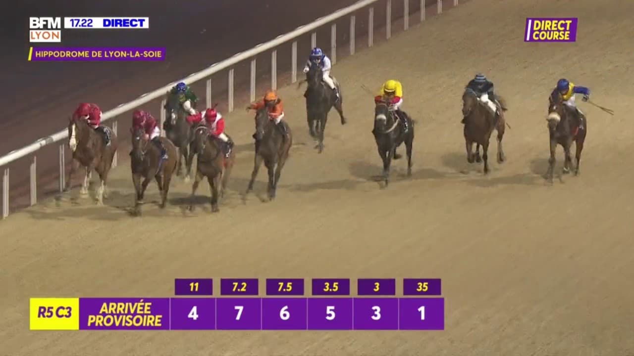 Courses hippiques revivez le Prix du Roi René R5C3 à LyonLaSoie