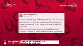 Les tendances GG: Jean-Luc Mélenchon critique Doctolib, qui lui répond - 13/01