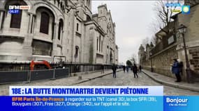 Paris: la butte Montmartre continue sa piétonnisation
