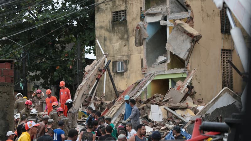 Brésil: au moins 11 morts dans l'effondrement d'un immeuble