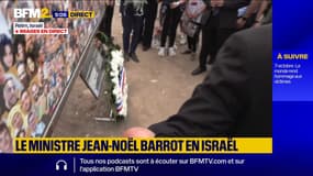 Jean-Noël Barrot en Israël "Aujourd'hui, avec vous, la France pleure"