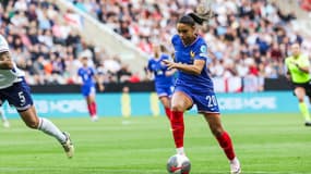 Delphine Cascarino lors d'Angleterre-France, le 31 mai 2024.