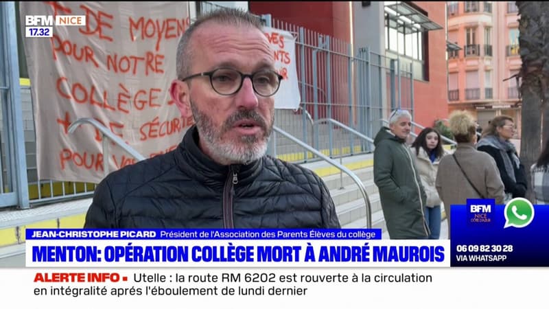 Menton: une opération collège mort à André Maurois pour dénoncer le manque d'effectifs