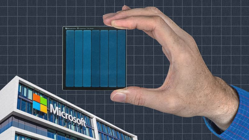 1.000 ordinateurs dans une plaque de verre de 2 mm et pour une durée de 10.000 ans: Microsoft mise sur la gravure dans le verre pour stocker les données de manière quasi immortelle