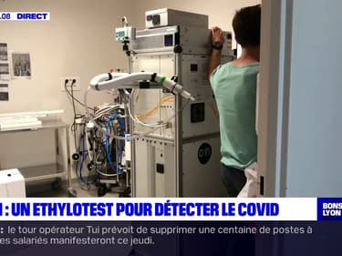 Lyon: un éthylotest à l'essai pour détecter le Covid