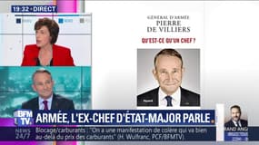 Le général Pierre de Villiers face à Ruth Elkrief