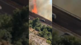 Le train serait-il responsable de l'impressionnant incendie qui a pris à Vitrolles ?