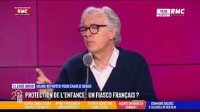 Protection à l'enfance: le grand reporter à Charlie Hebdo Claude Ardid raconte la fois où une employée est "allée pleurer toutes les larmes de son corps" à cause de la difficulté de son métier