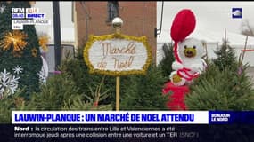 Lauwin-Planque: derniers préparatifs avant l'ouverture du marché de Noël