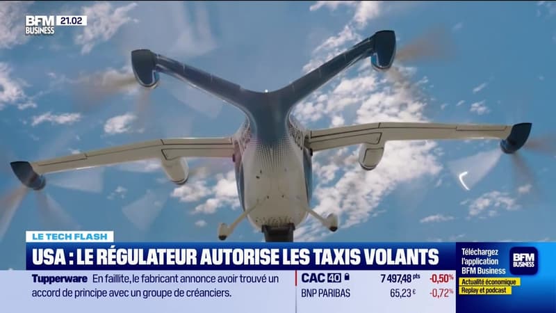 Le Tech Flash : USA, le régulateur autorise les taxis volants par Léa Benaim - 23/10