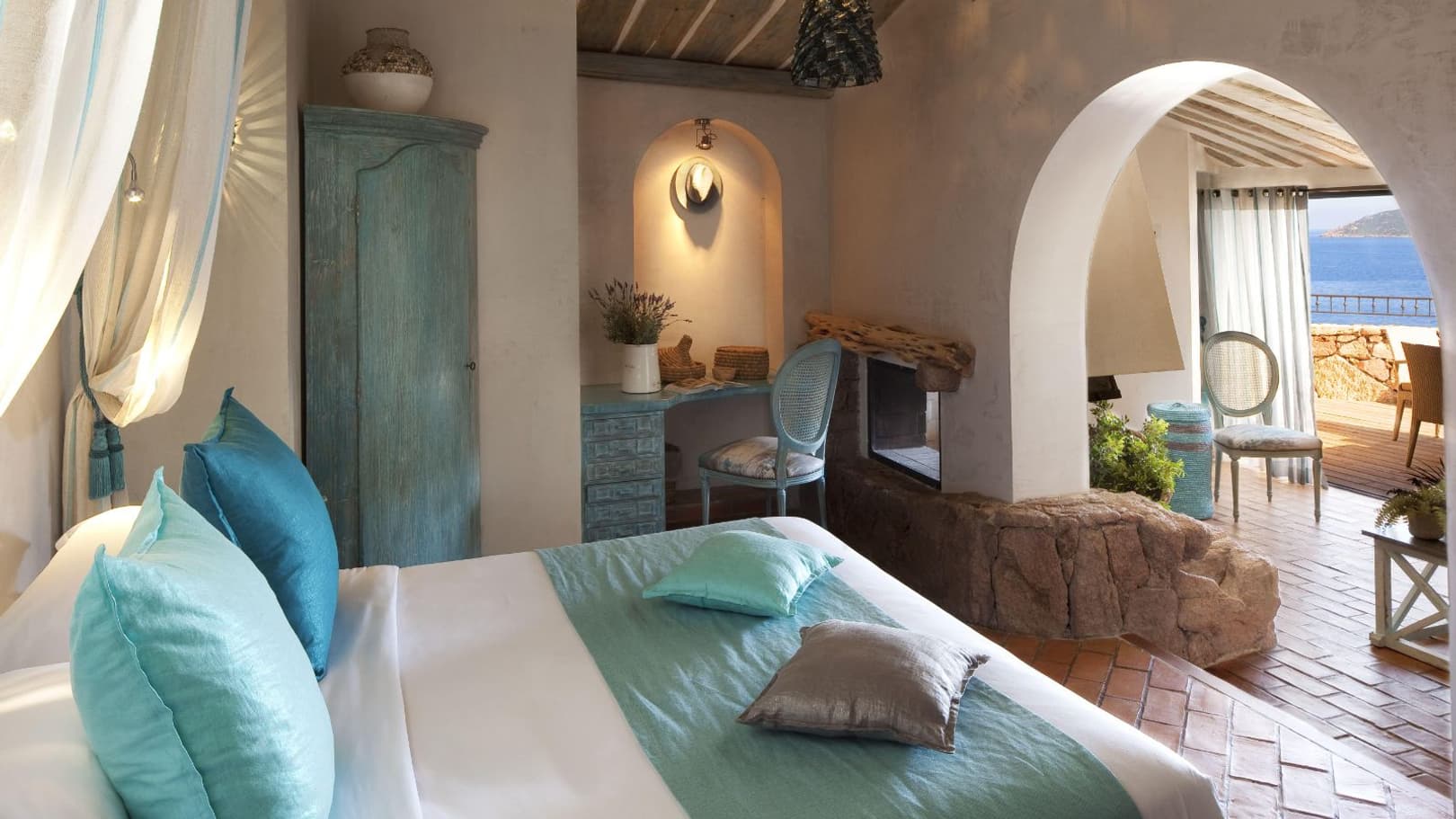 L'hôtel U Capu Biancu à Bonifacio en Corse.