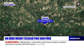 Isère: un bébé est mort écrasé par le fourgon de son père à Eyzin-Pinet