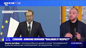 Censure : Armand demande "dialogue et respect" - 30/11