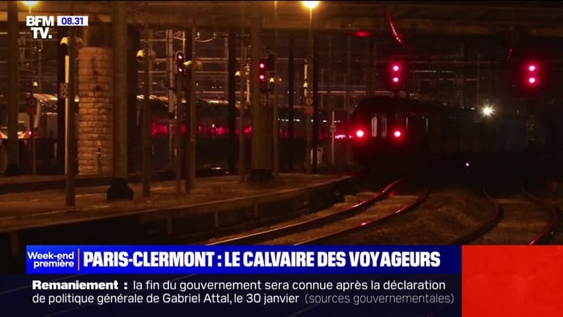 Une nuit de calvaire pour les voyageurs du train Paris-Clermont Ferrand