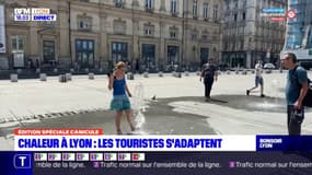 Chaleur à Lyon : les touristes s'adaptent