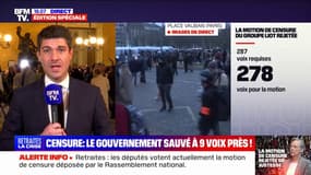 Aurélien Pradié (LR): "Il n'est pas question de contester [le rejet de la motion de censure], mais ça ne règle rien"