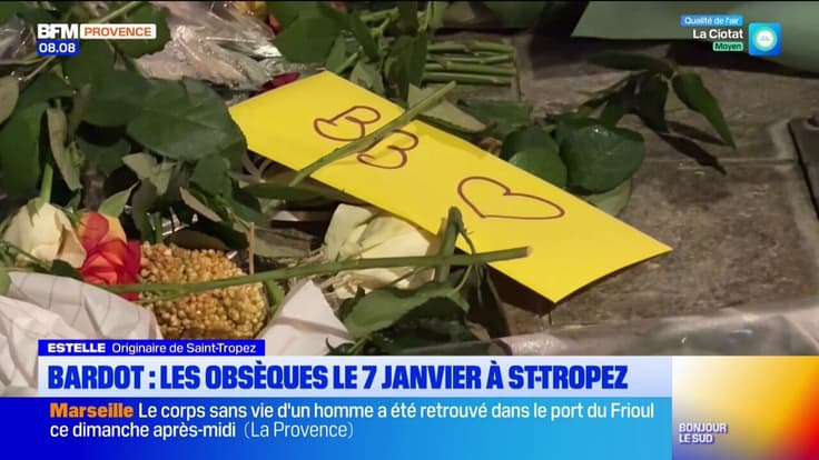 Saint-Tropez : les obsèques le 7 janvier et un registre de condoléances dès ce matin pour Bardot