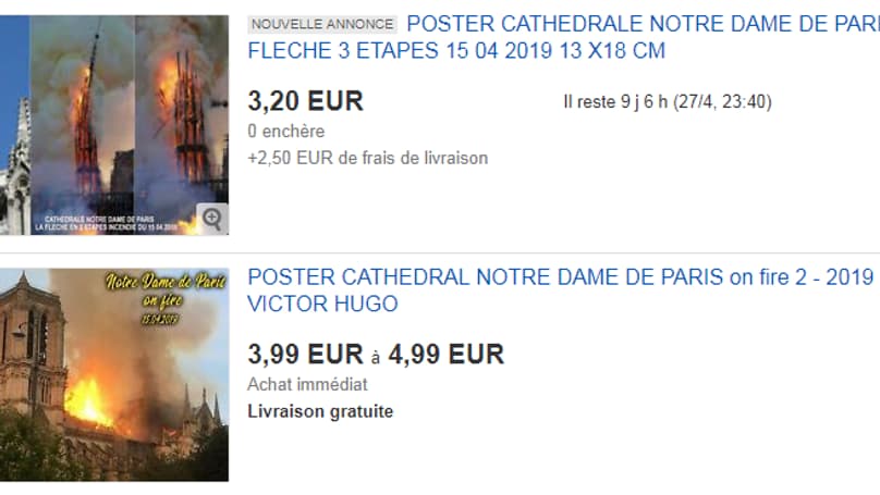 Des posters Notre-Dame Des posters Notre-Dame