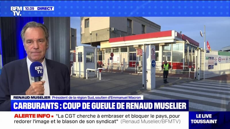 Renaud Muselier sur le blocage des raffineries: 