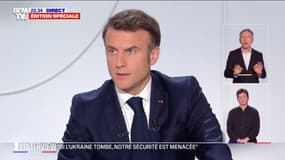 Emmanuel Macron: "Nous n'avons pas une industrie de défense adaptée à une guerre de haute intensité territoriale"