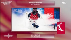  JO Pékin 2022 (Ski de bosses) : "Il va rester un goût amer" avoue Cavet après sa 4e place