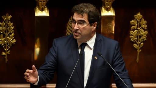 Le président du groupe Les Républicains (LR) à l'Assemblée nationale, Christian Jacob, le 22 janvier 2018