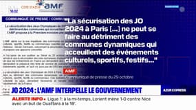 JO 2024: l'AMF interpelle le gouvernement