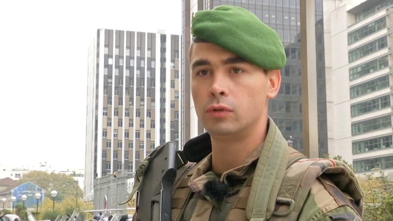 Le Caporal Thaïs est réserviste dans l'armée depuis 6 ans. 