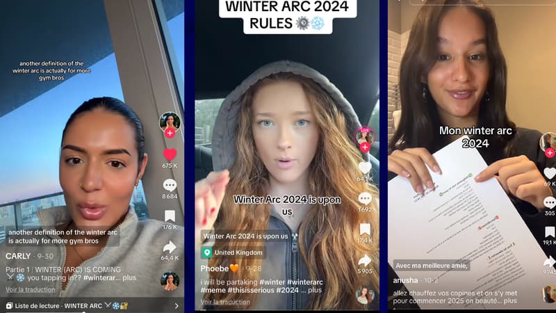 Sur Tiktok, la tendance Winter Arc séduit de plus en plus d'internautes. 