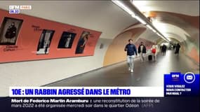 Paris: une personne en tenue de rabbin agressée dans le métro