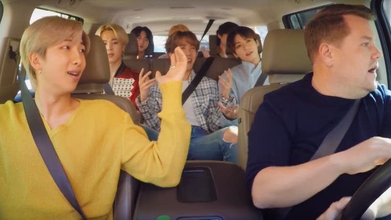 BTS dans "Carpool Karaoke"