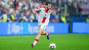 Khvicha Kvaratskhelia avec la Géorgie, le 18 juin 2024