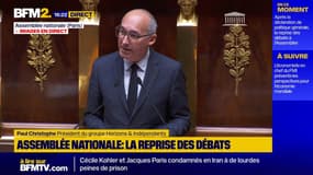 "Le budget que présente le gouvernement n'est pas pour nous un texte d'adhésion mais déjà un compromis", affirme Paul Christophe, président du groupe Horizons & Indépendants