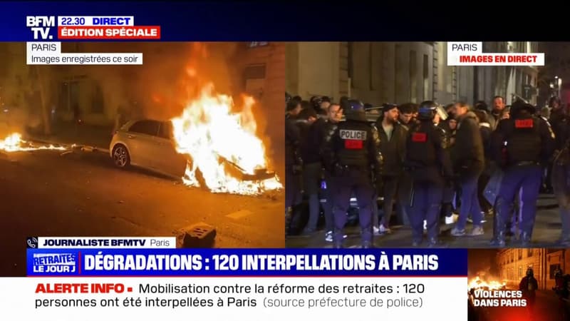 Paris: le calme revient progressivement sur le boulevard des Capucines