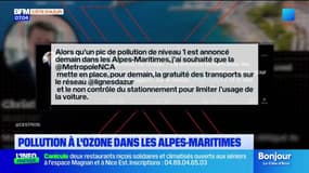 Alpes-Maritimes: épisode de pollution à l'ozone ce lundi 12 août