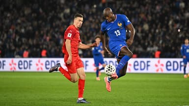 Jean-Philippe Mateta lors du match France-Azerbaïdjan (3-0, qualifs Coupe du monde 2026), le 10 octobre 2025