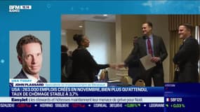 USA Today : 263 000 emplois créés en novembre aux États-Unis, bien plus qu'attendu, taux de chômage stable à 3,7% par John Plassard - 02/12