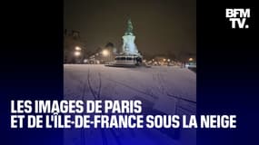 Les images de Paris et de l'Île-de-France sous la neige