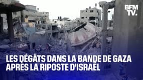 Les images des dégâts dans la bande de Gaza après la riposte d'Israël  