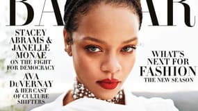 Rihanna sur la couverture de Harper's Bazaar