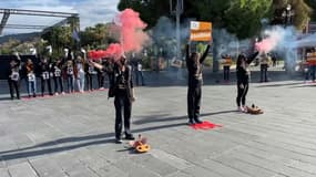 Des militants niçois ont organisé ce samedi une manifestation pour l'abolition de la corrida.